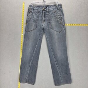 Vintage Levis Engineered Jeans Womens Blue Twisted Flap Pockets Fits 32x30